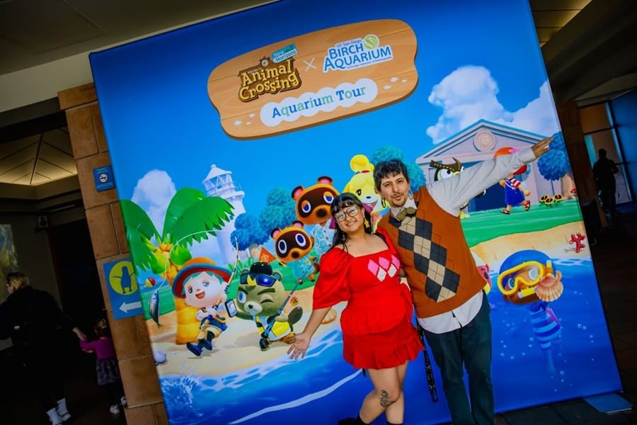 Animal Crossing with Birch Aquarium