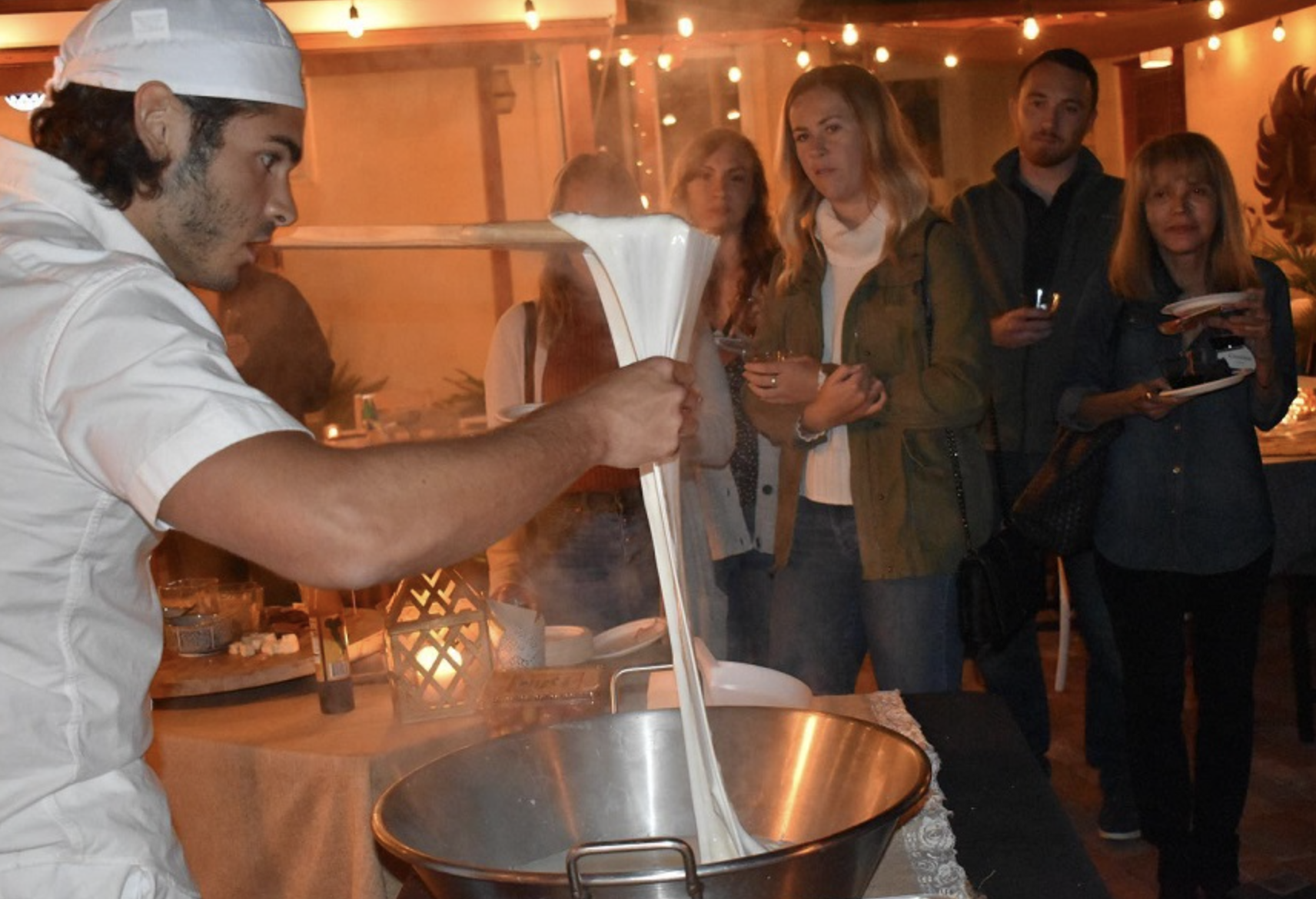 Giardino Brings Fresh Burrata Making To Your Table