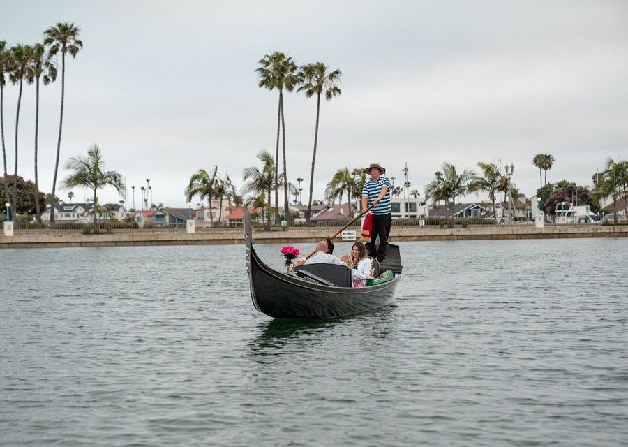 people riding on a boat