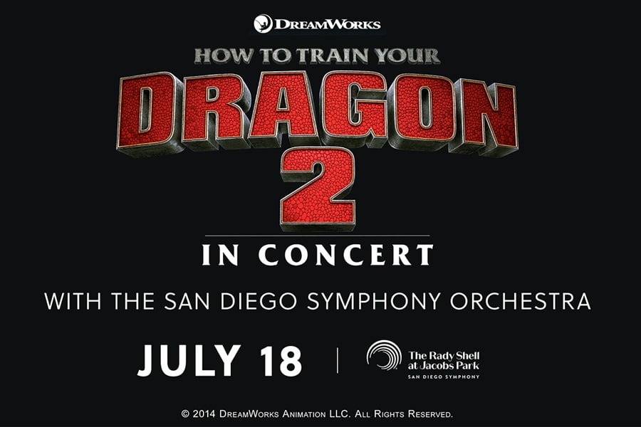 How to Train Your Dragon 2 in Concert at the Rady Shell