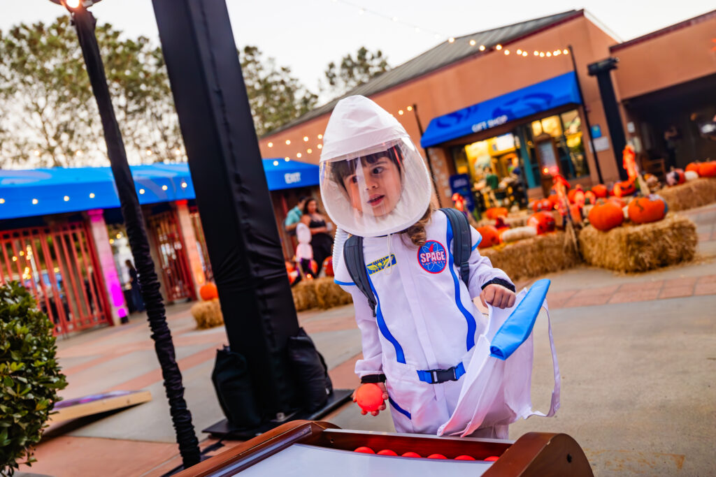 kid in astronaut costume