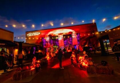 Birch Aquarium Halloween Aglow