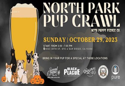 Halloween Pup Crawl at North Park