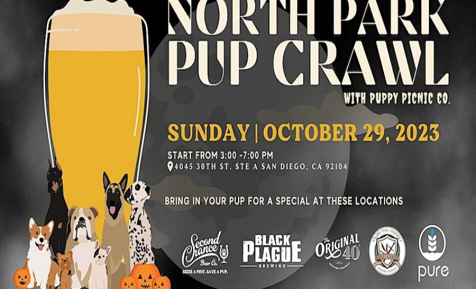 Halloween Pup Crawl at North Park