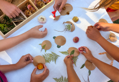 Families enjoying Harvest on the Promenade Liberty Station