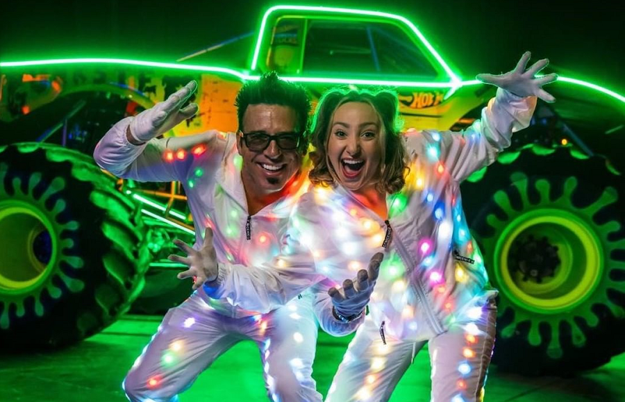 First Ever Hot Wheels Monster Trucks Live™ Glow Party™ Lights Up San Diego