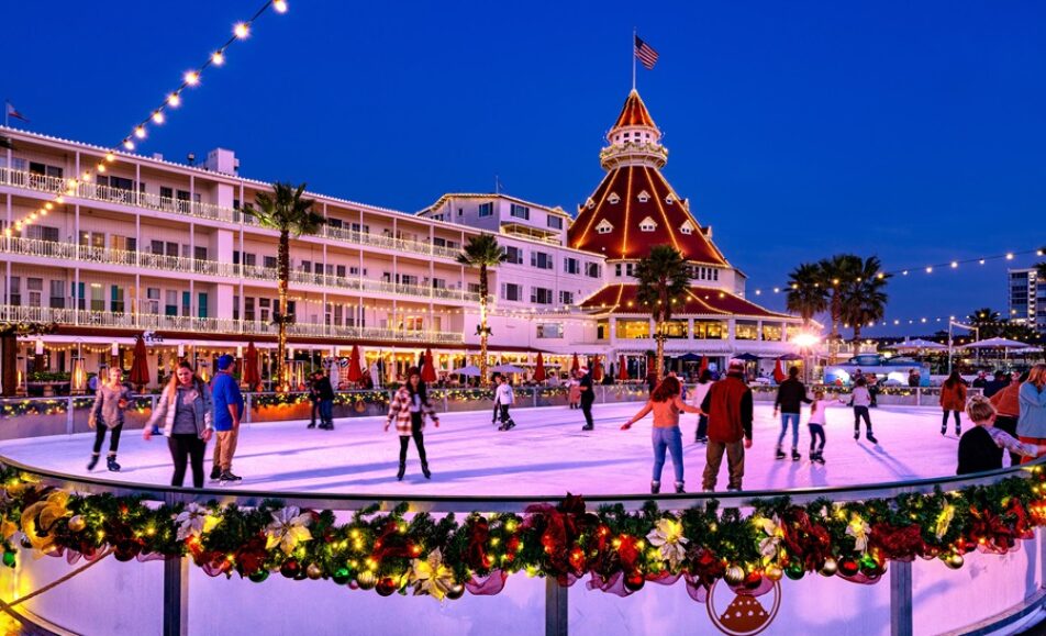 beachfront ice rink