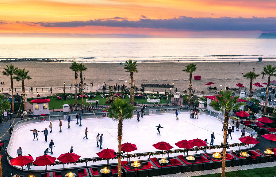 Ice Skating At Coronado Island Is Back For The Holidays!