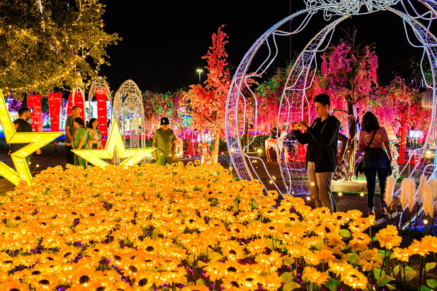 outdoor light spectacle