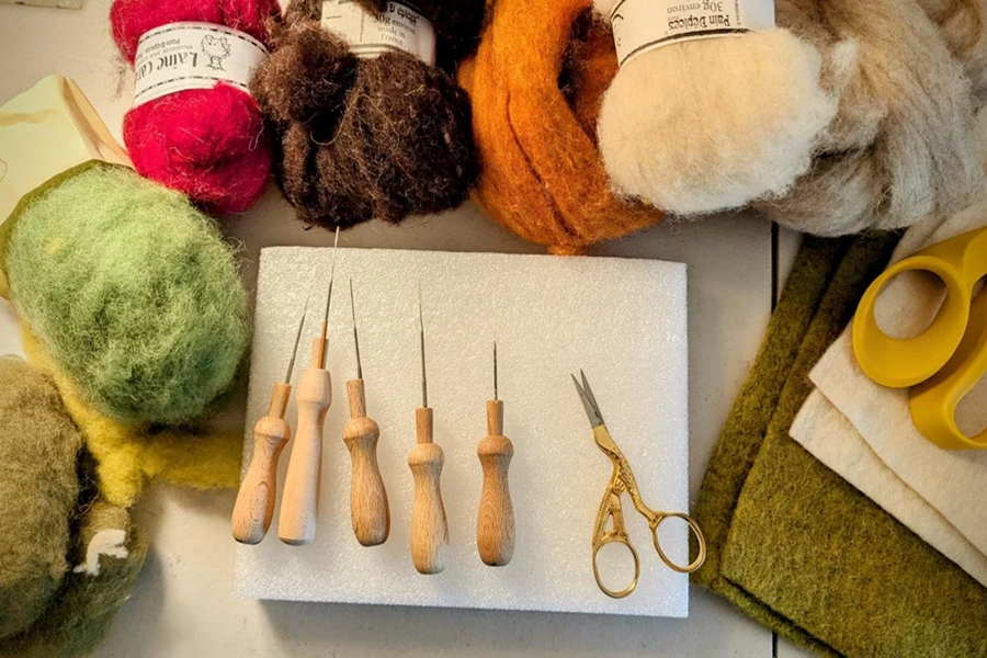 Needle Felting at JFGM April Programming