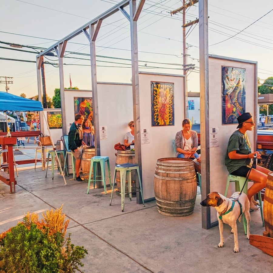 Kilowatt Brewing patio