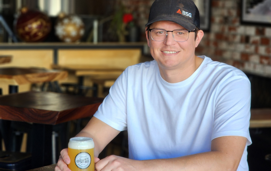Head Brewer Kyle Fjalstad first beer