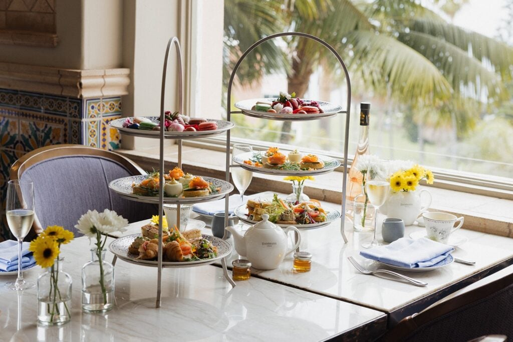 Pink-themed treats from the La Valencia Hotel October Lineup
