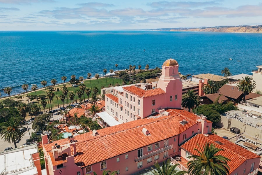 La Valencia Hotel celebrating 100 years in La Jolla