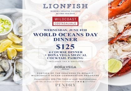 World Oceans Day dinner at Lionfish