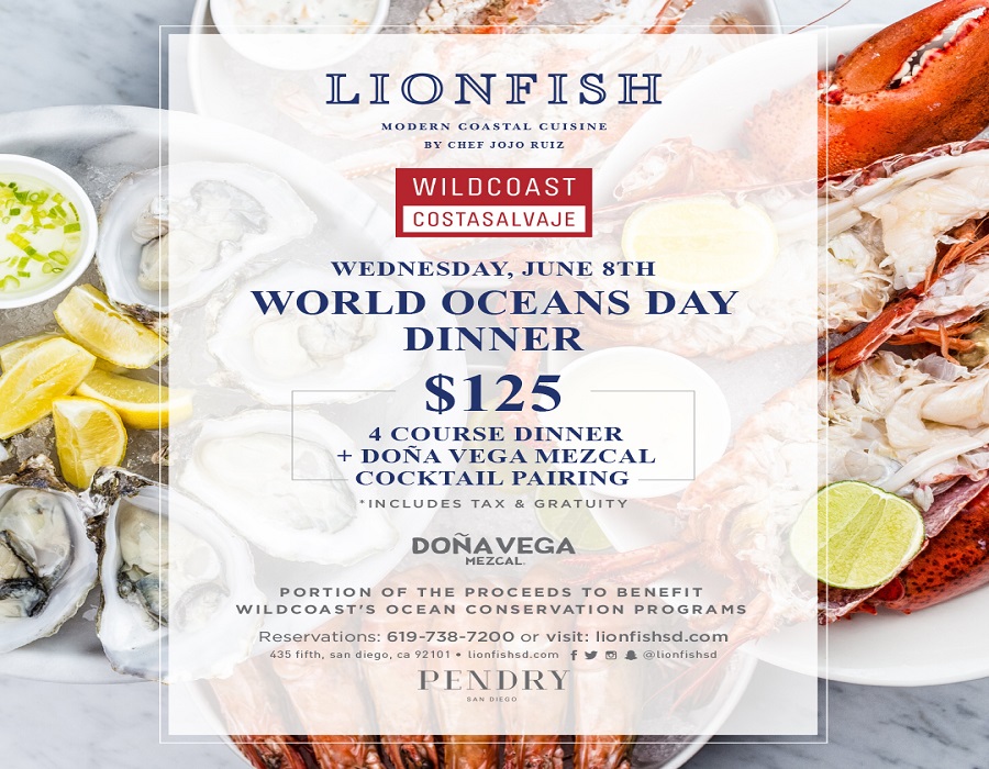 World Oceans Day dinner at Lionfish