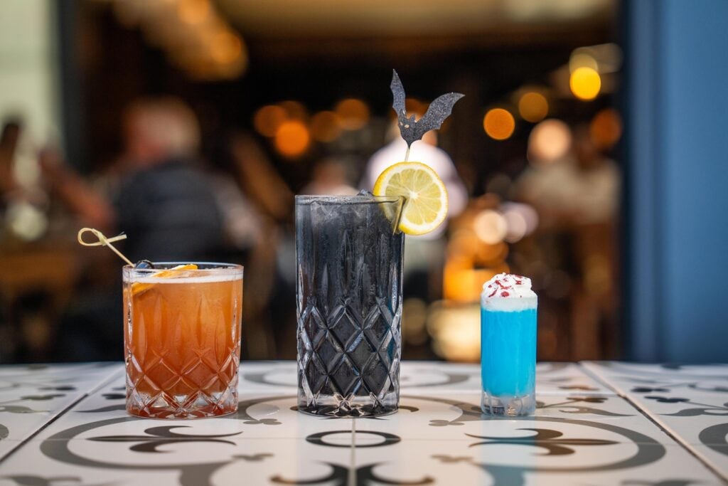 Lionfish comic-con cocktails - Steve Rogers, Bruce Wayne, Peter Parker