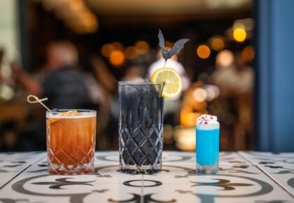 Lionfish comic-con cocktails - Steve Rogers, Bruce Wayne, Peter Parker