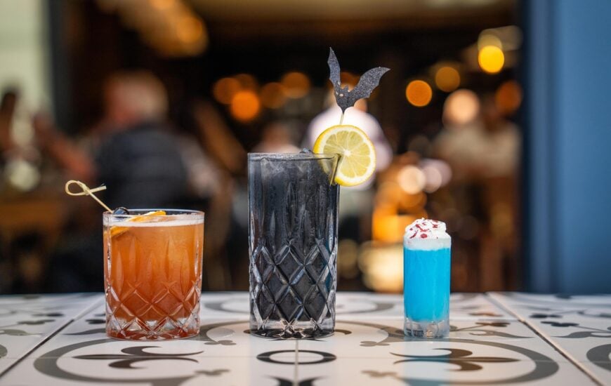 Lionfish comic-con cocktails - Steve Rogers, Bruce Wayne, Peter Parker