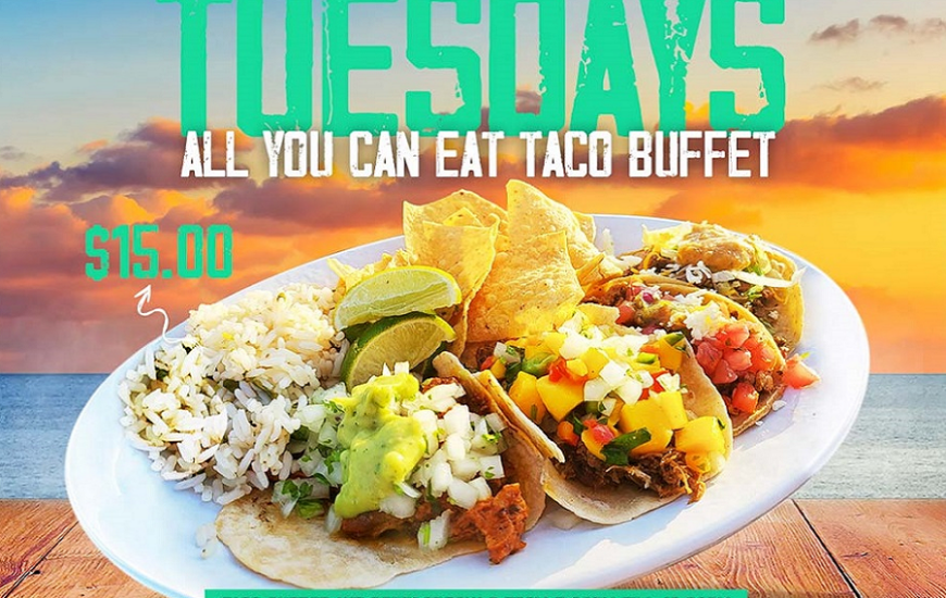Taco Buffet At Maverick's Taco Tuesdays