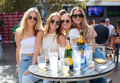 sunshine and champagne, mavericks weekend brunch