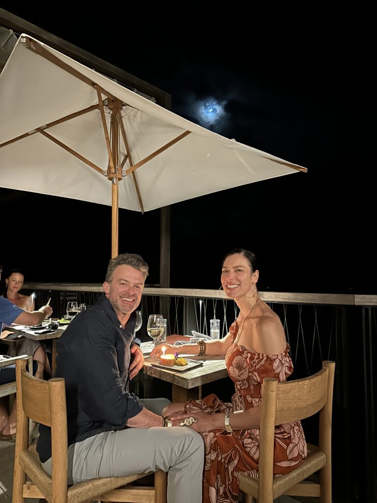 Dinner under the stars at 1 Hotel Hanalei Bay