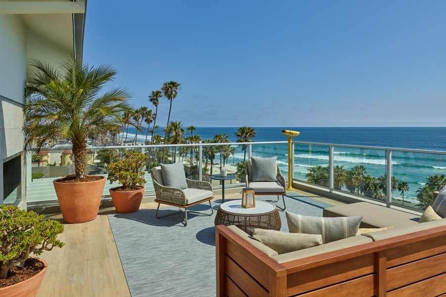rand Estate Presidential Suite with ocean views at The Seabird