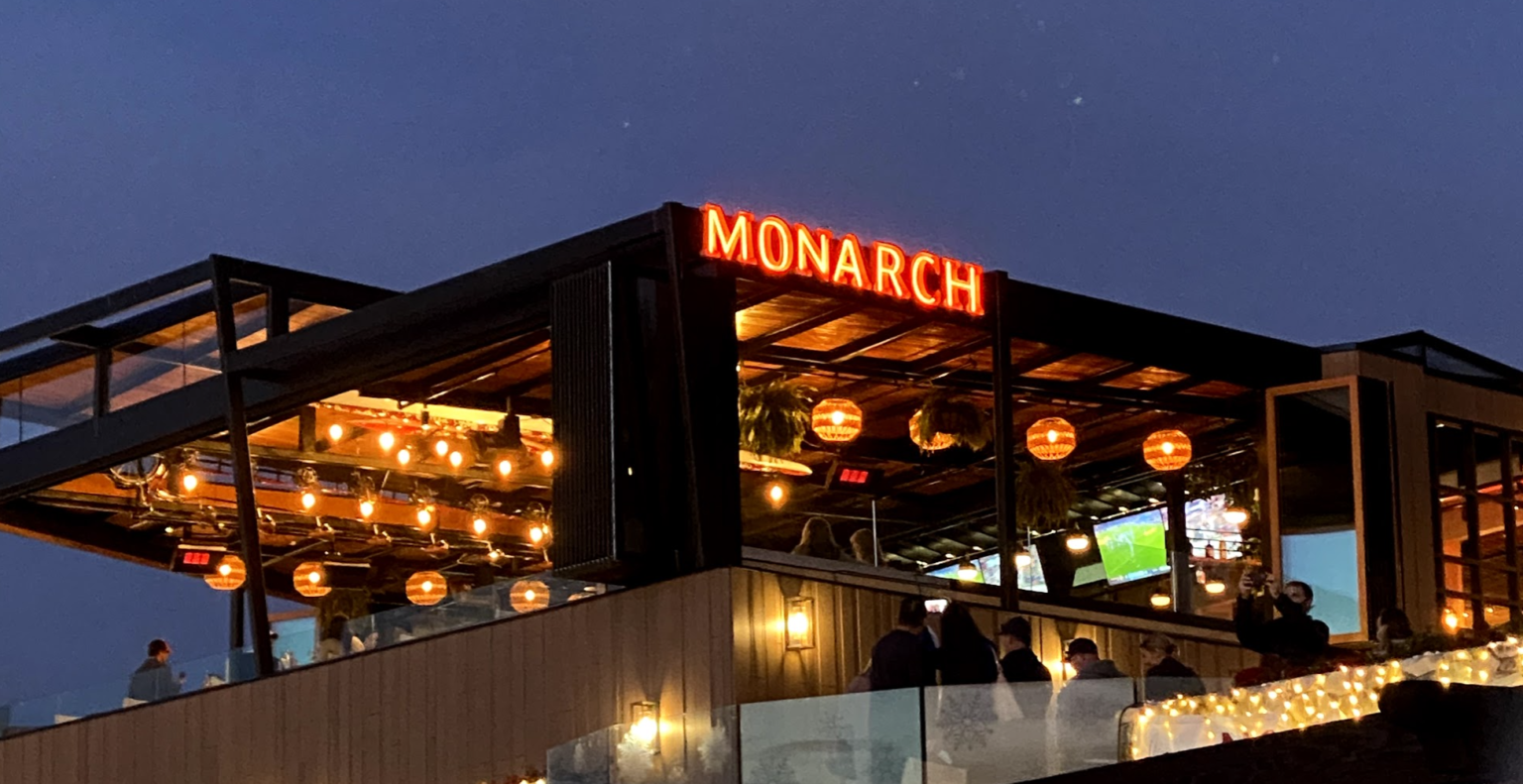 Monarch Del Mar from Street at Night - There San Diego