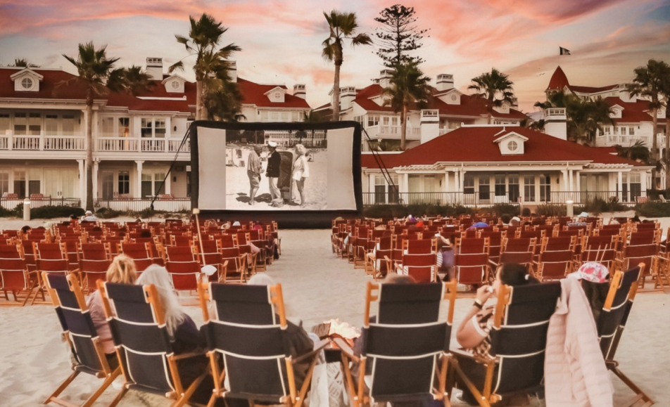 Movies on Del Beach at the Hotel Del Coronado
