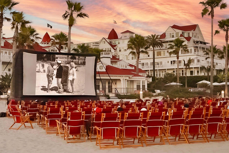 Hotel Del Coronado Movies on the Beach