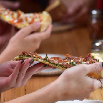 pizza at Mr. Moto at Convoy Street