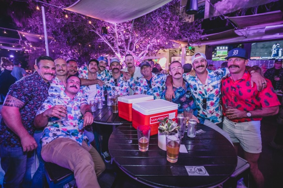 Mustache Madness at Mavericks Beach Club