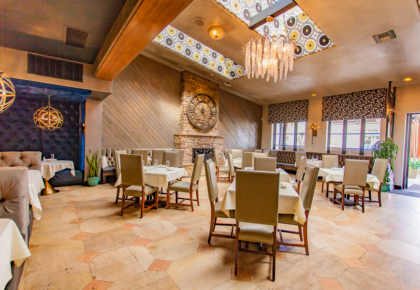 Inside the dining room at Nick & G's