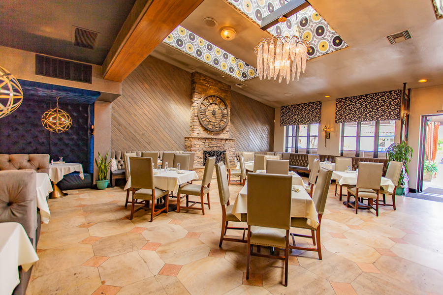 Inside the dining room at Nick & G's
