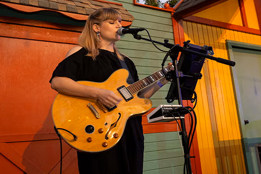 Entertainment and live music at the final season of Nighttime Zoo