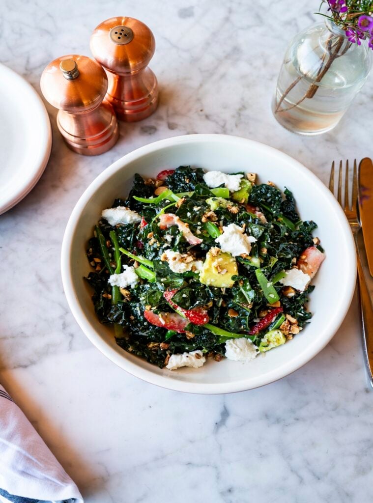 north italia's Kale & Goat Cheese Salad