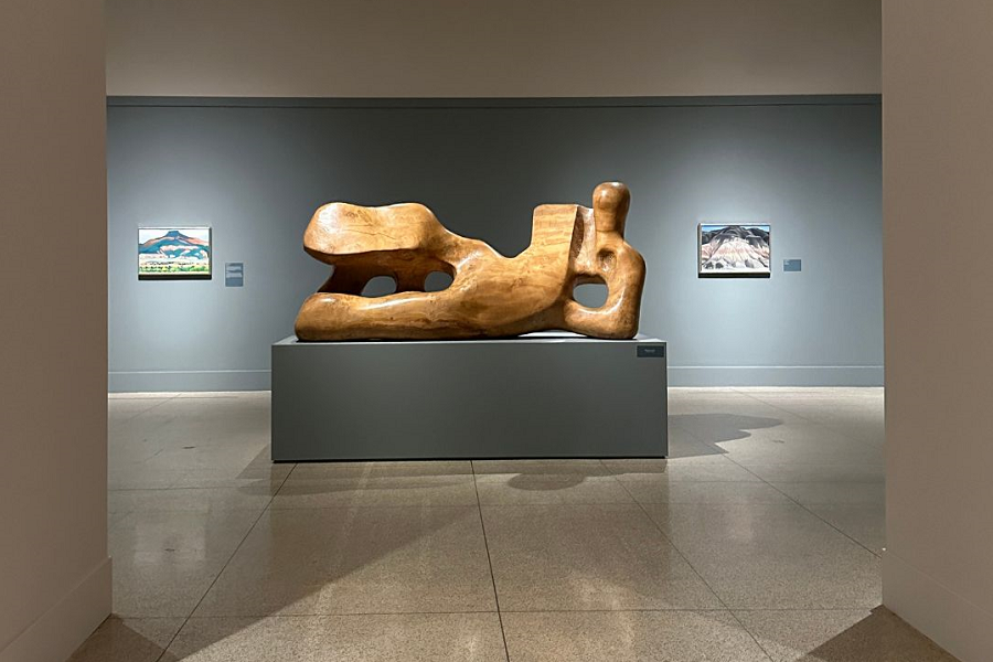 O’Keeffe and Moore at the san diego museum of art