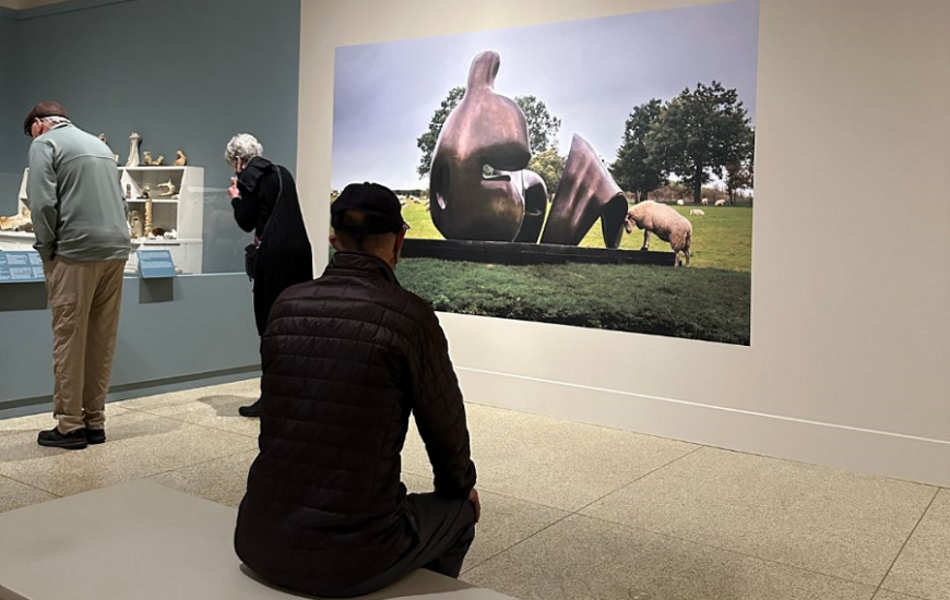 O’Keeffe and Moore at the san diego museum of art