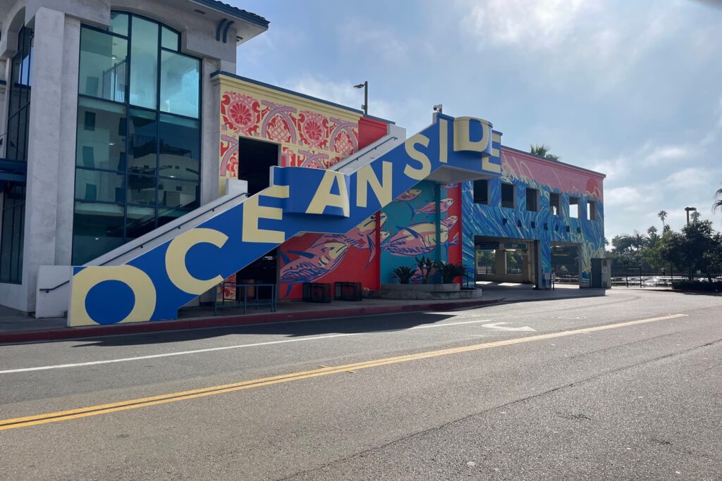 Oceanside Transit Center mural