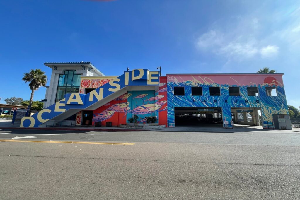 Oceanside Transit Center mural