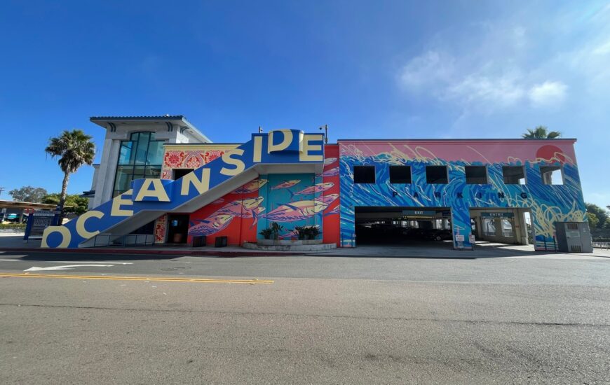 Oceanside Transit Center mural
