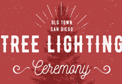 Christmas Tree Lighting Ceremony in Old Town San Diego