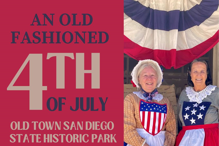 old fashioned Fourth of July at Old Town San Diego