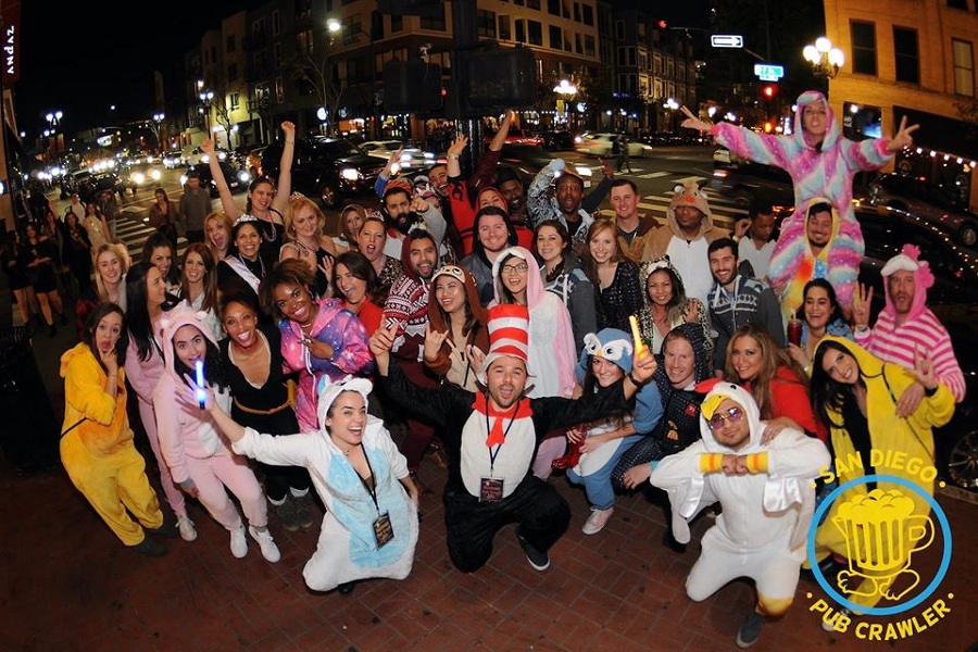 Join In The Fun At The Onesie Pajama Pub Crawl 2020