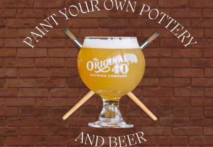 Paint Your Own Pottery and Beer At Original 40 Brewing Co.