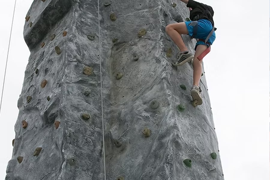 Pacific Beach Fest Kids Action Alley Wall Climbing