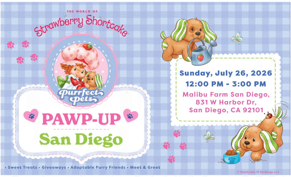 Strawberry Shortcake Pawp Up San Diego