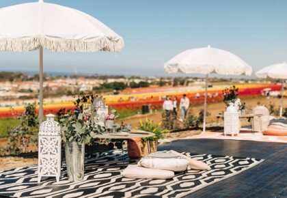 Picnic + Flowers at The Flower Fields
