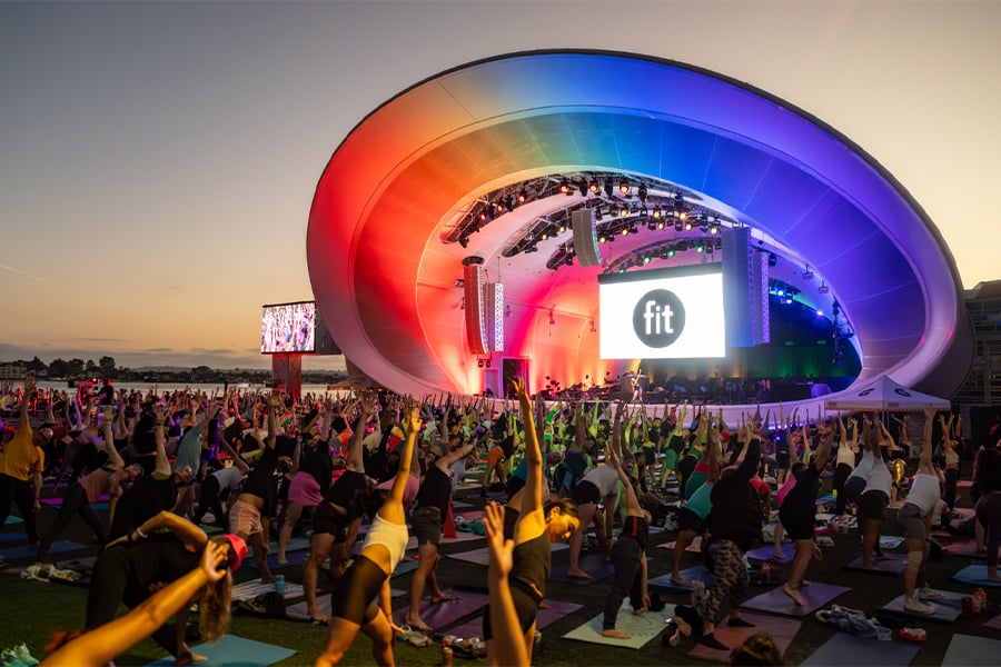 5th Annual Pride Yoga at The Rady Shell