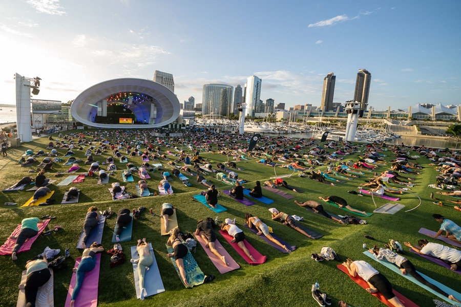 Free Pride Yoga at The Rady Shell